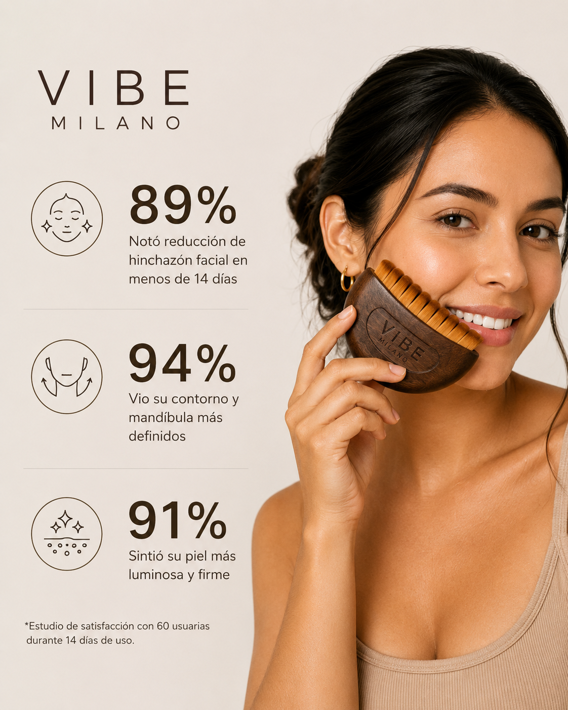 Cepillo Facial Milano