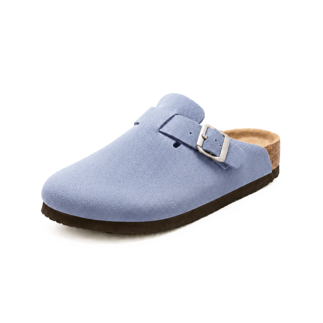 Zuecos de ante - Azul
