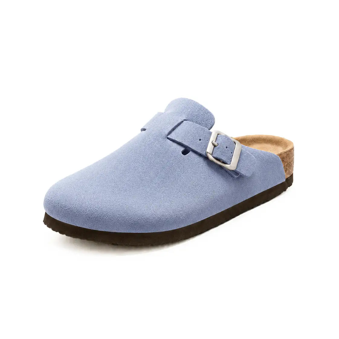 Zuecos de ante - Azul