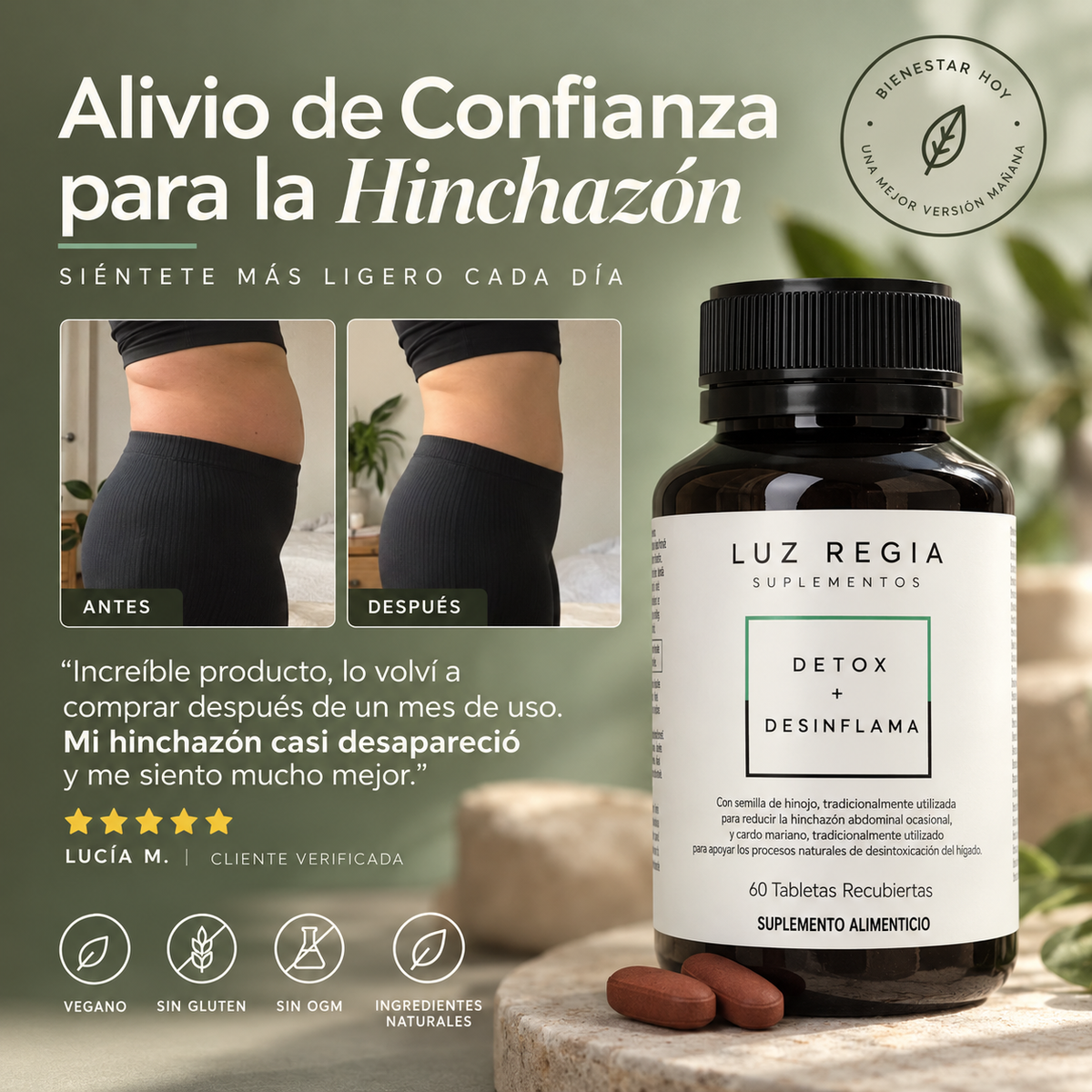 Detox + Desinflama — Luz Regia Suplements