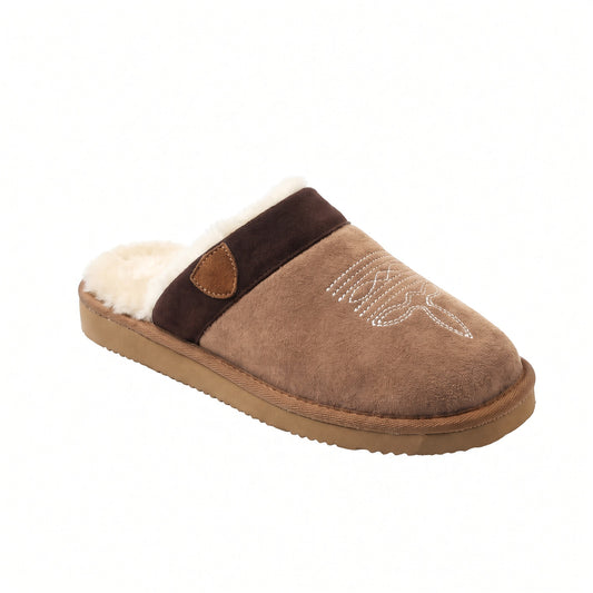 Pantufla western marron claro Milano Vibes - angulo 2