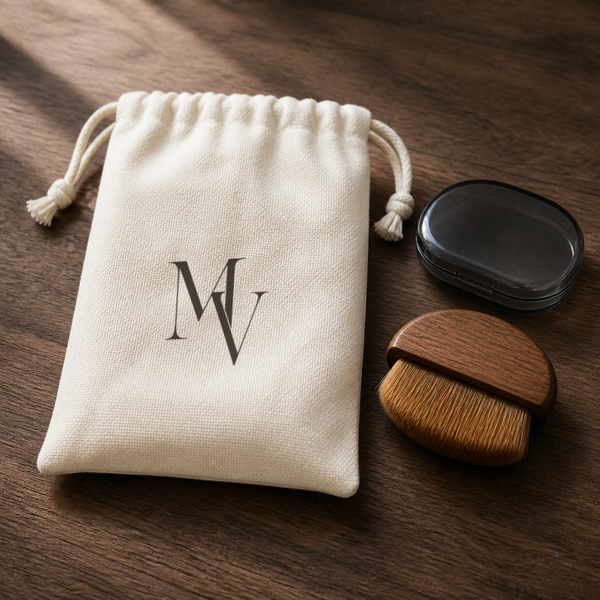 Llega en su bolsa, con su estuche.