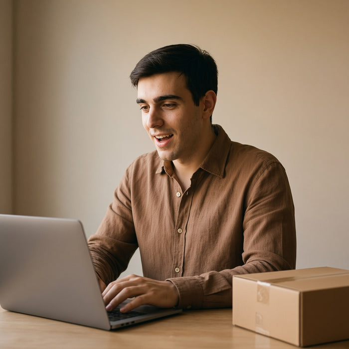 Nicolás lanzando la venta online de Milano Vibes en 2020