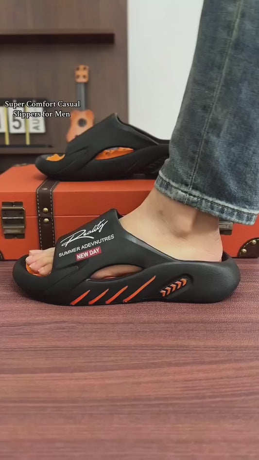 Sandalias Slide Cloud Comfort de Suela Gruesa para Hombre